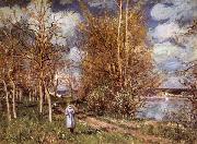 Alfred Sisley, Small Meadows in Spring-By